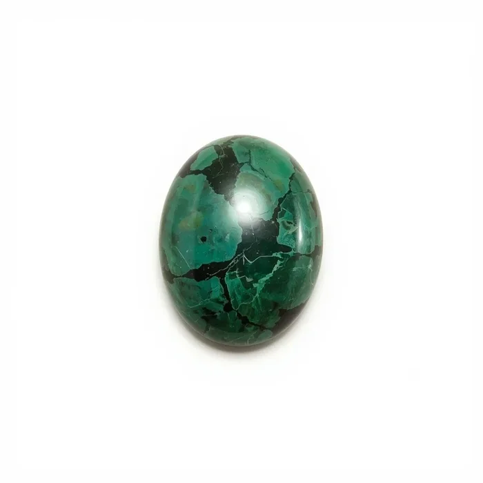 Serpentine 1PC Small 7×9 MM Oval Cabochon Green Polished semi Precious Loose Gems