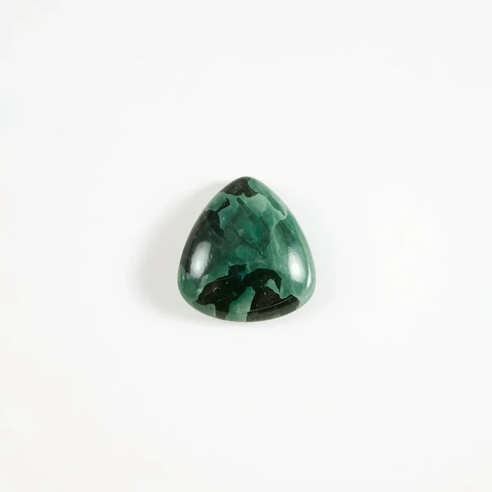 Serpentine 1PC Tiny 6×6 MM Triangle Cabochon Green Luster semi Precious Loose Gems