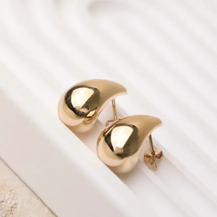 Sherin teardrop earrings Gold-plated
