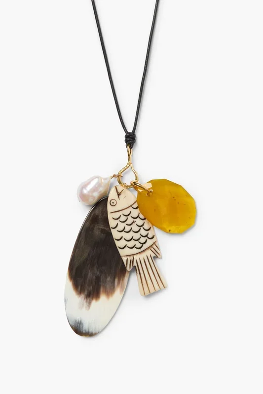 Shoal Charm Necklace Multi