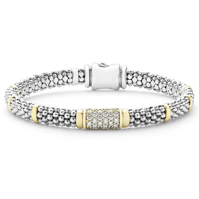 Signature Caviar Diamond Caviar Bracelet | 6mm