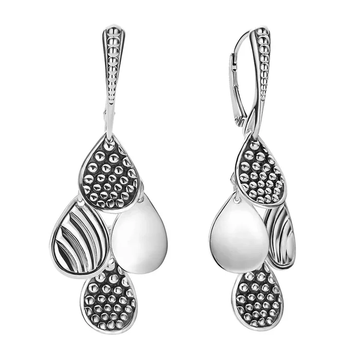 Signature Caviar Drop Earrings