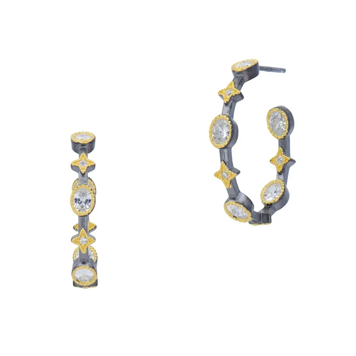 Signature Celestial Oval Hoop