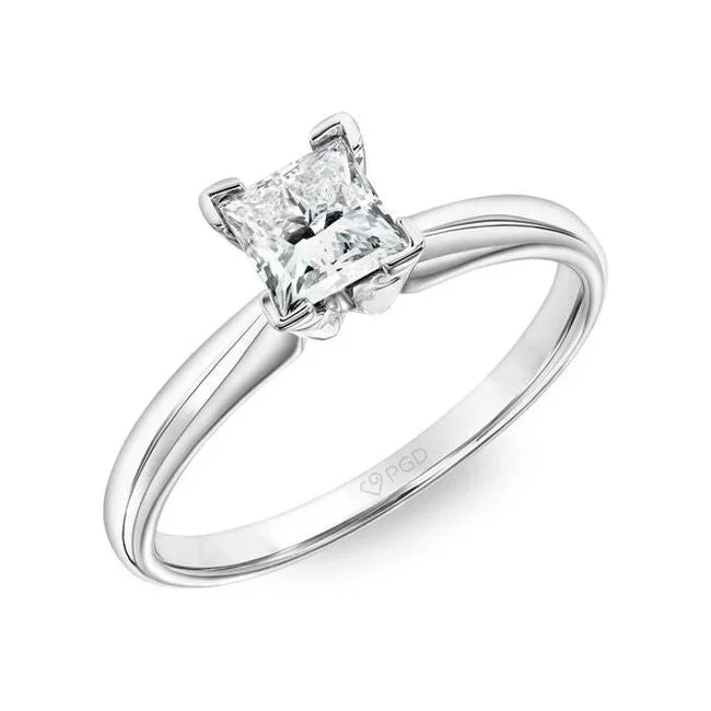 Signature Certificate EcoLove 3 CTW Lab Grown Natural Diamond Ring in 14KT White Gold
