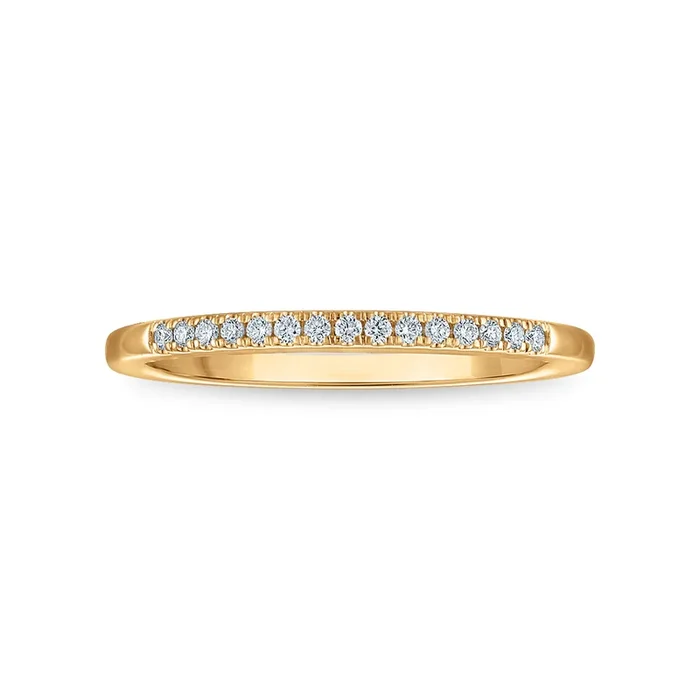 Signature EcoLove 1/10 CTW Lab Grown Diamond Ring in 14KT Yellow Gold