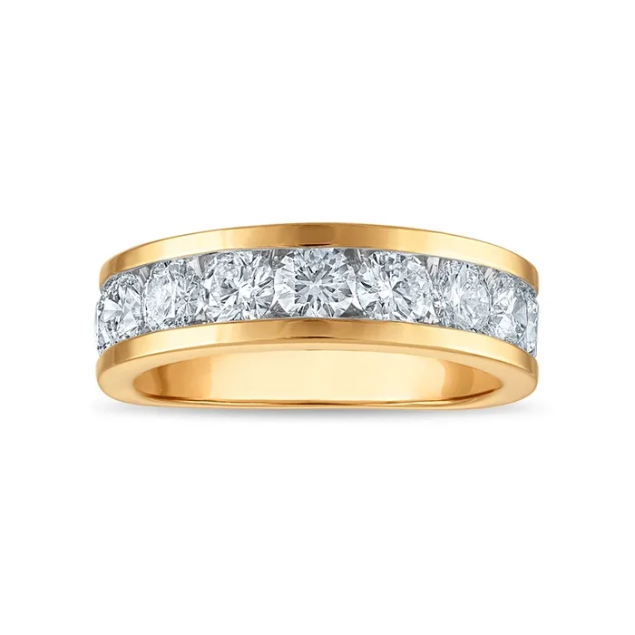 Signature EcoLove 3 CTW Lab Grown Diamond Wedding Ring in 14KT Yellow Gold