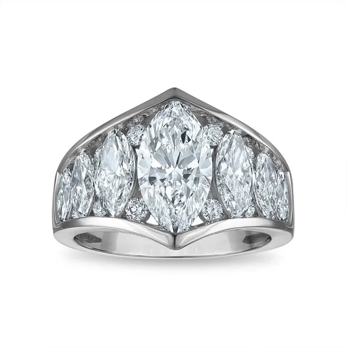 Signature EcoLove 4-1/2 CTW Lab Grown Diamond Fashion Ring in 14KT White Gold