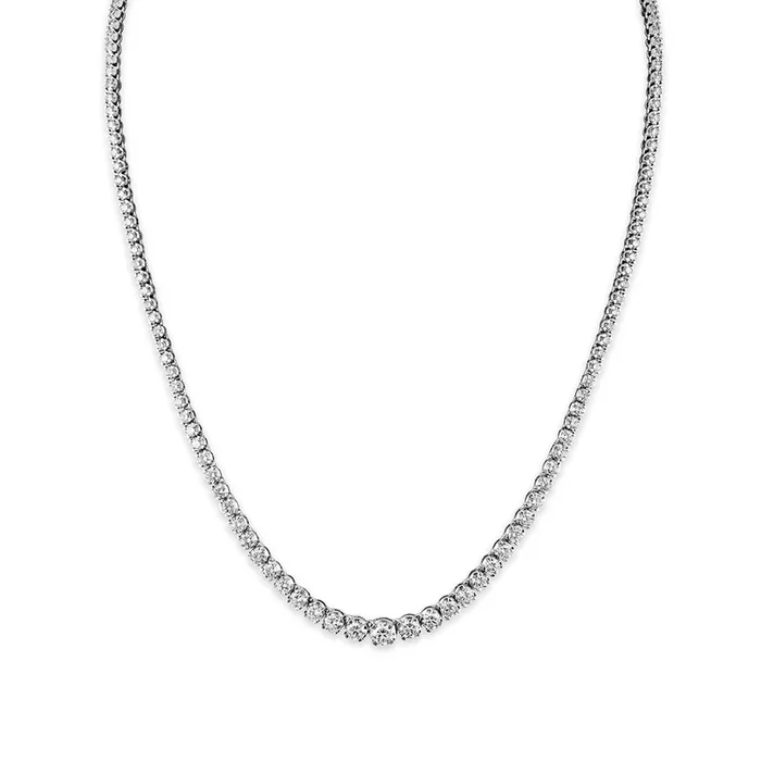 Signature EcoLove 7 CTW Lab Grown Diamond 18-inch Necklace in 14KT White Gold