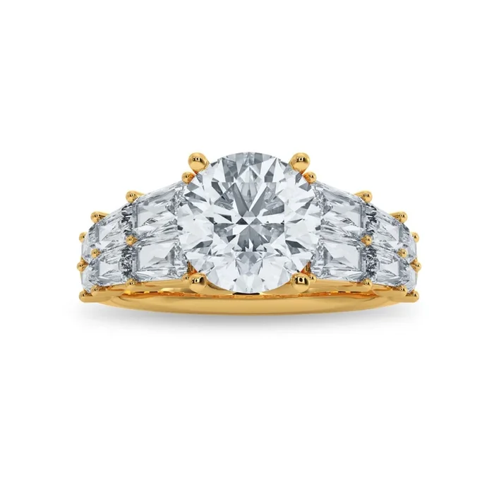 Signature EcoLove Diamond Dreams 6-1/3 CTW Lab Grown Diamond Engagement Ring in 14KT Yellow Gold