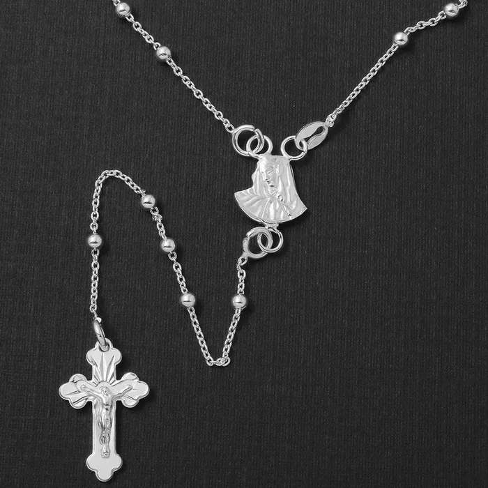 Silver 925 High Polished Rosary 3mm – ROS08-3MM