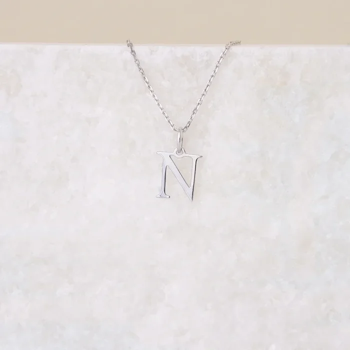 Silver Alphabet pendant
