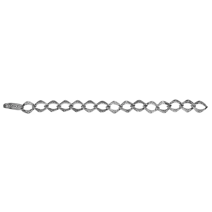 Silver Celtic Knot Link Bracelet – Small