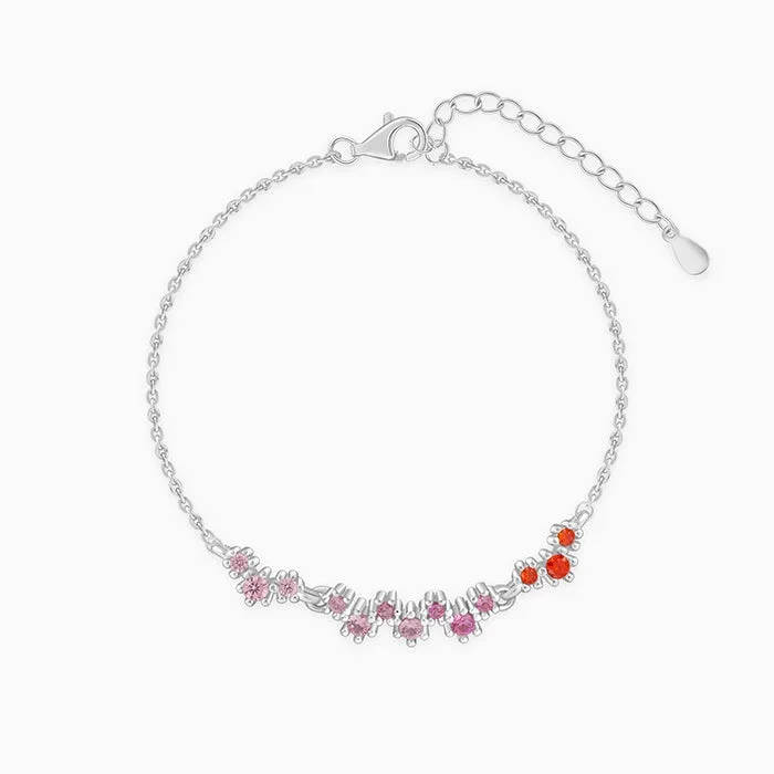 Silver Colourful Shine Bracelet