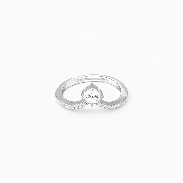Silver Groovy Vanki Ring