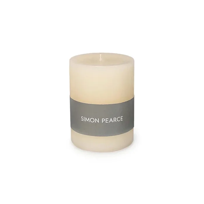 Simon Pearce Ivory Pillar Candle 3×3