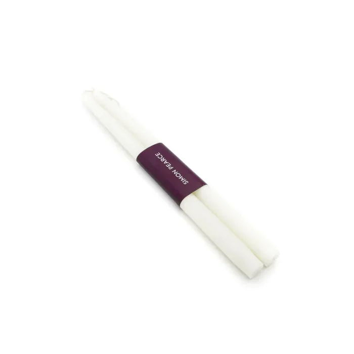 Simon Pearce Taper Candle Set Of 2-Ivory