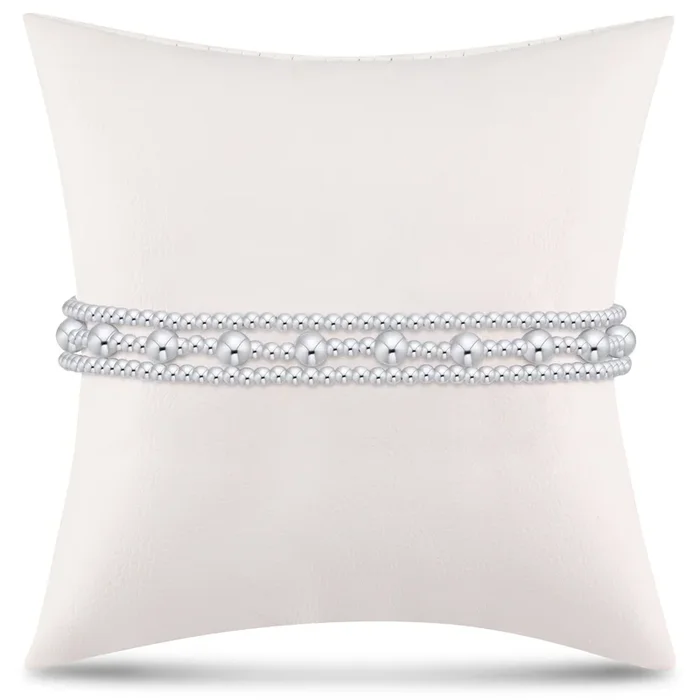 simply classic sincerity stack – sterling – stack of 3