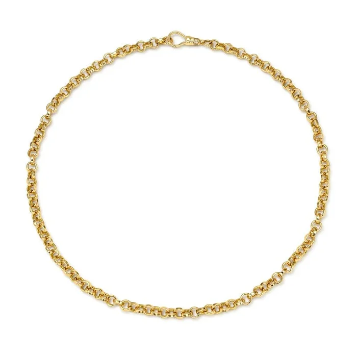 Single Stone Dahlia with Evren Mini Necklace 17″
