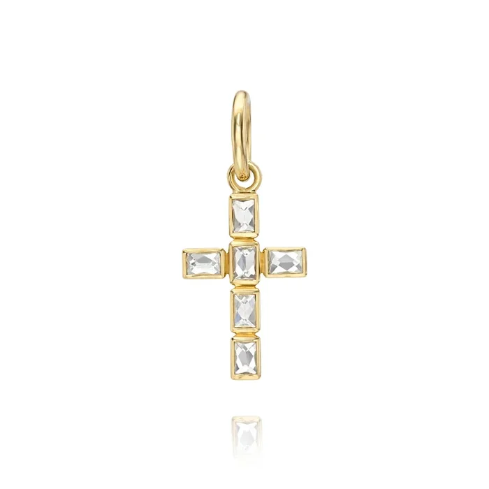 Single Stone Large Julia Cross