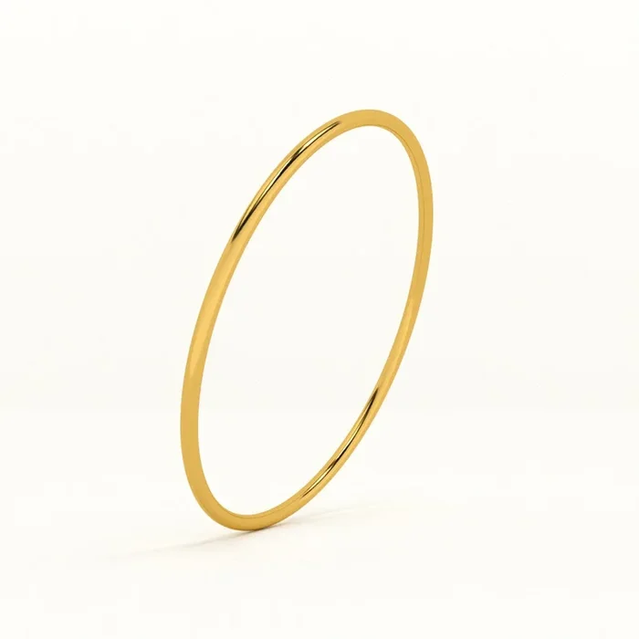 Slim Gold Bangle