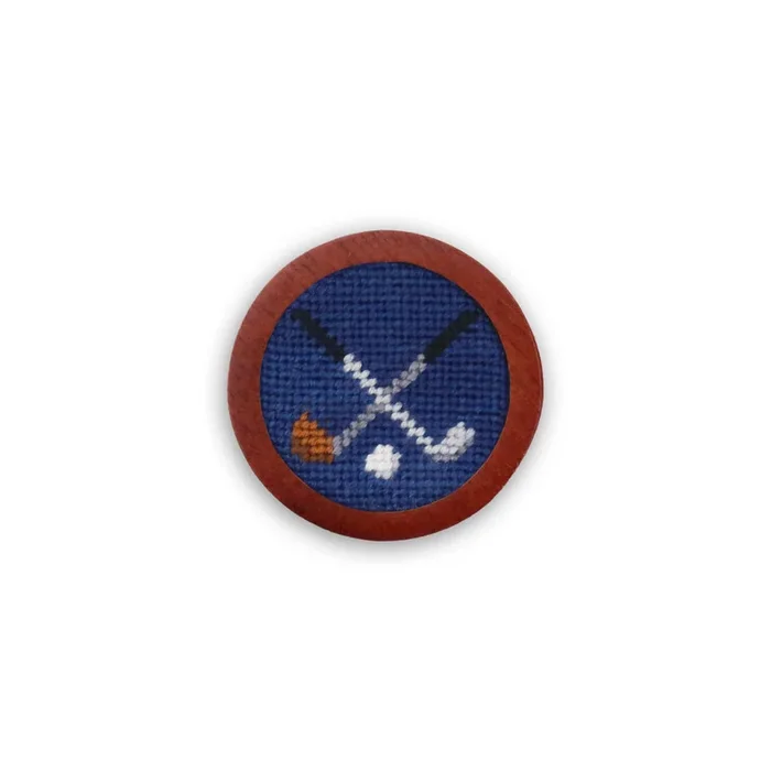 Smathers & Branson Crossed Clubs Golf Ball Marker (Classic Navy)