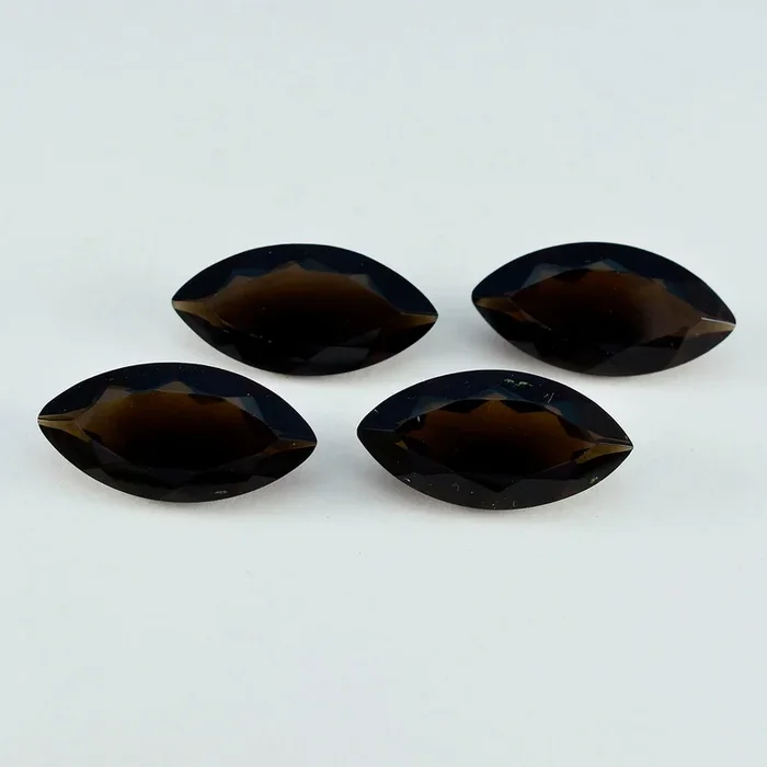 Smoky Quartz 1PC Medium 7×14 MM Marquise Faceted Brown Fine Semi Precious Gems