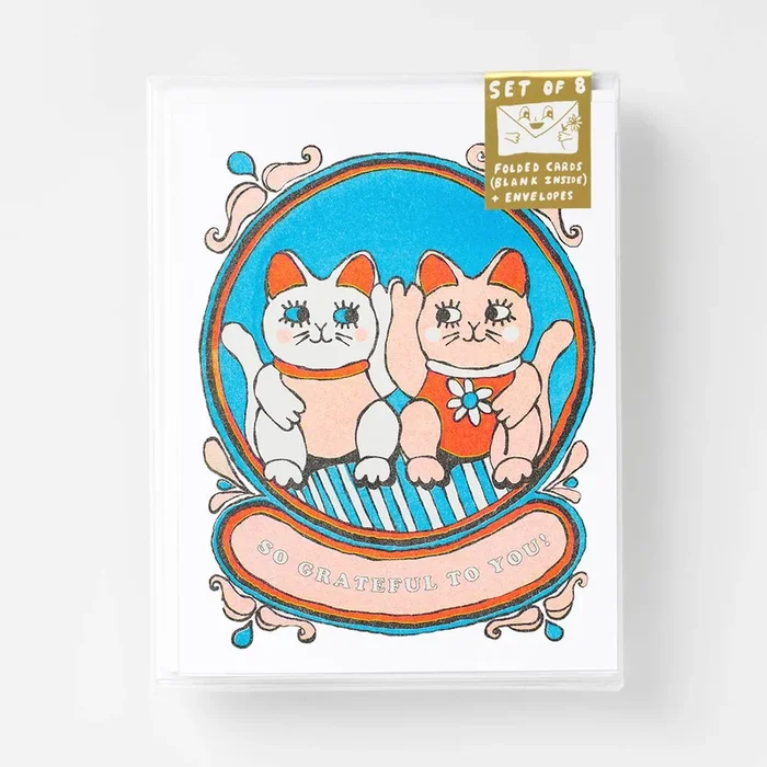 So Grateful To You – Risograph Card Set
