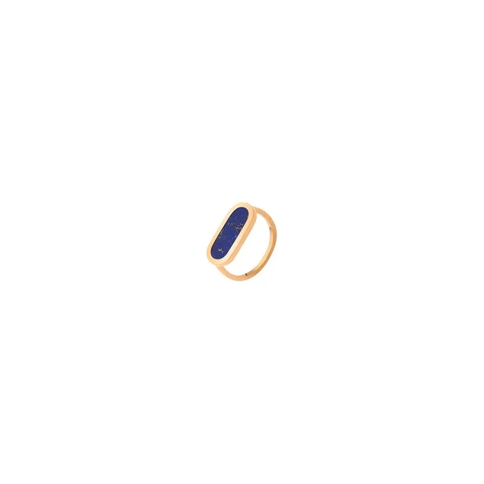 So Shocking yellow gold and lapis lazuli ring – Lepage