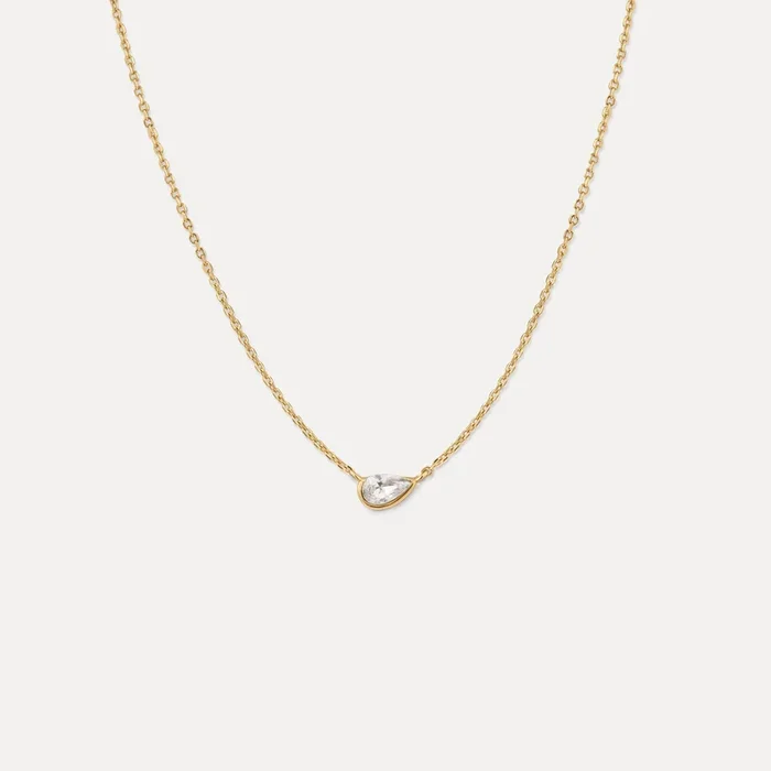 Solid Gold Zephyr Necklace