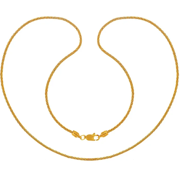 Spike 20″ Chain in 22K Gold