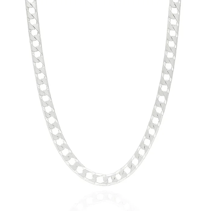 Square Curb Diamond Cut Ten Sided 200 5.8mm Chain or Bracelet – CH762