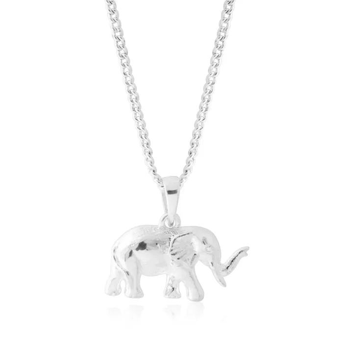 Sterling Silver Elephant Pendant