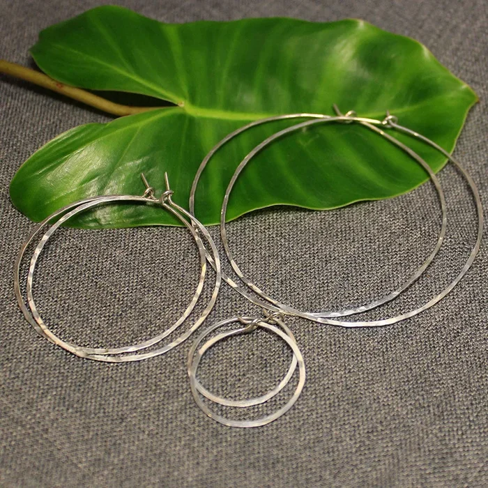Sterling Silver Light Hoops