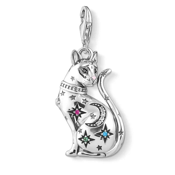 Sterling Silver Thomas Sabo Charm Club Magic Cat