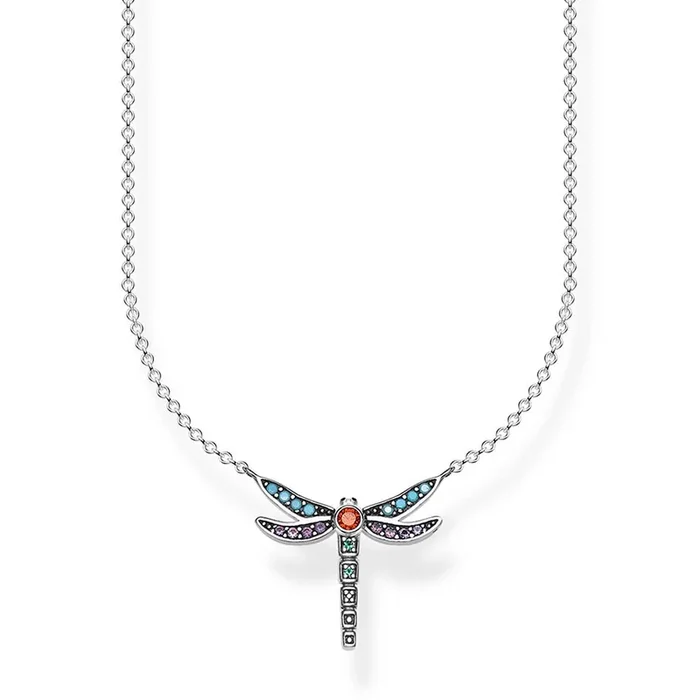 Sterling Silver thomas Sabo Paradise Dragonfly Necklace