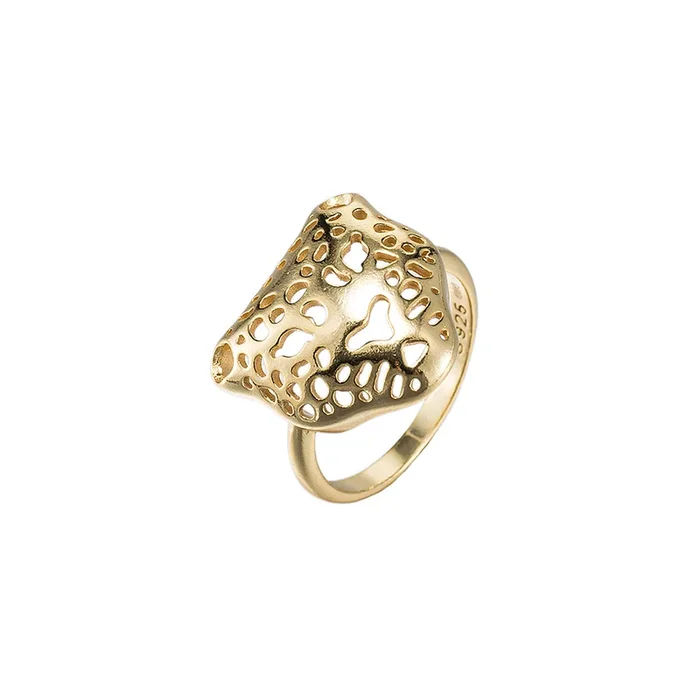 Sterling Silver Tiger Ring