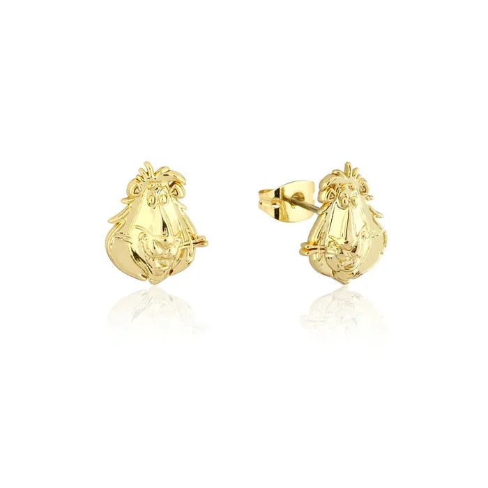 Streets Paddle Pop Gold Plated Stainless Steel Max The Lion Stud Earrings