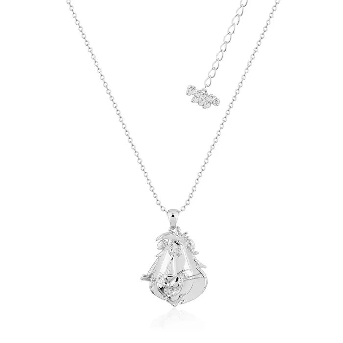 Streets Paddle Pop White Gold Plated Max The Lion Pendant On 45+7cm Chain