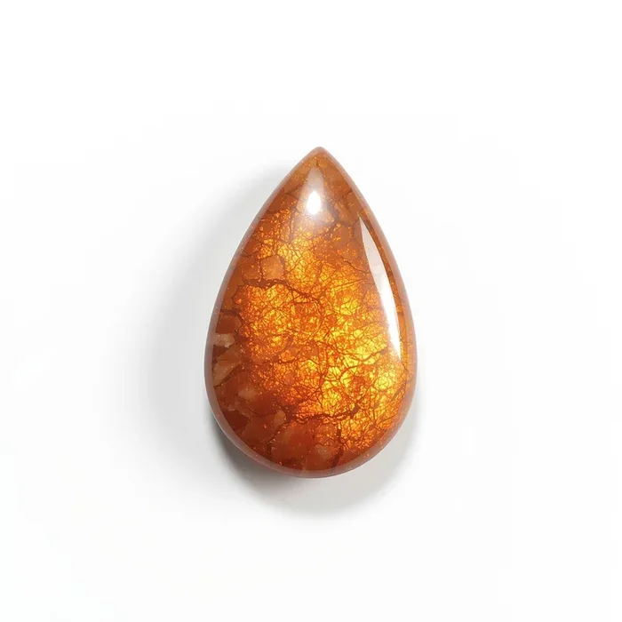 Sun Stone 1PC Large 8×12 MM Pear Cabochon Blue Lustrous semi Precious Loose Gemstone