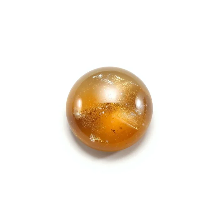 Sun Stone 1PC Medium 9×9 MM Round Cabochon Blue Lustrous semi Precious Loose Gemstone