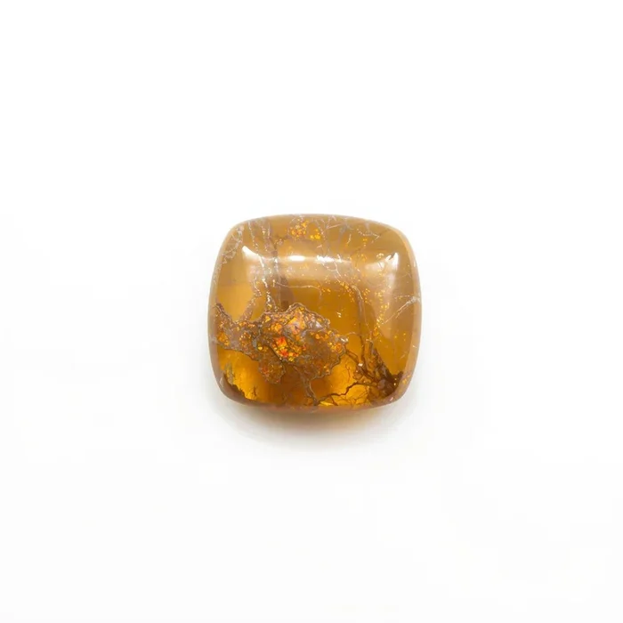 Sun Stone 1PC Small 8×8 MM Cushion Cabochon Blue Genuine semi Precious Loose Gems