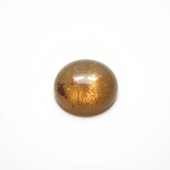 Sun Stone 1PC Tiny 6×6 MM Round Cabochon Blue Polished semi Precious Precious Gemstone