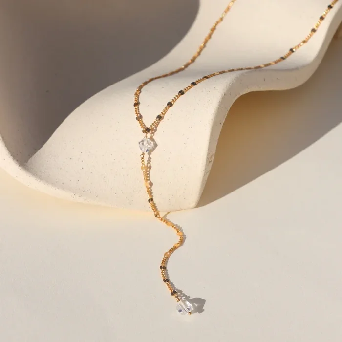 Sunburst Herkimer Lariat