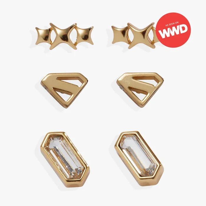 SUPERMAN™ Earring Stud Set of 3