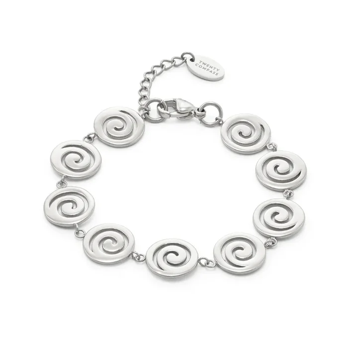 Swirl Bracelet – Silver