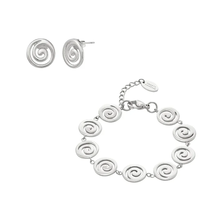 Swirl Set – Silver
