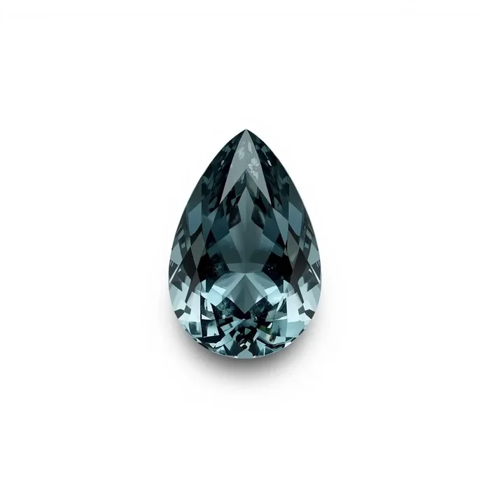 Swiss Blue Topaz 1PC Small 7×9 MM Pear Faceted Blue Lustrous Semi Precious Loose Gemstone