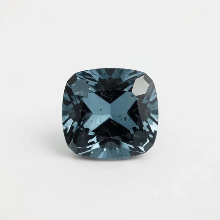 Swiss Blue Topaz 1PC Small 8×8 MM Cushion Faceted Blue Luster Semi Precious Loose Gemstones