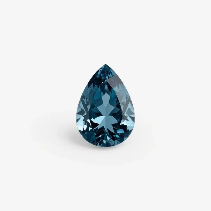 Swiss Blue Topaz 1PC Tiny 5×7 MM Pear Faceted Blue Polished Semi Precious Loose Gemstones