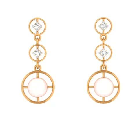 Symmetric Sensation Gold Earrings